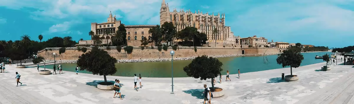Palma Kathedrale Panoramabild