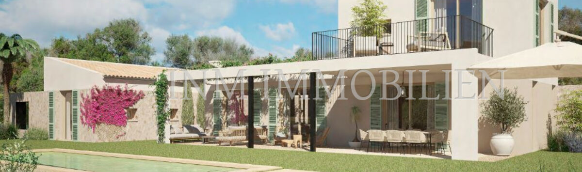 Bild zum Objekt: Projekt für eine moderne Villa bei Santanyi zu verkaufen