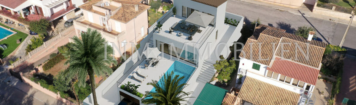 Bild zum Objekt: 323m² Dorfhaus mit 3 SZ, 3 Bädern & Pool zum Verkauf; Neubau