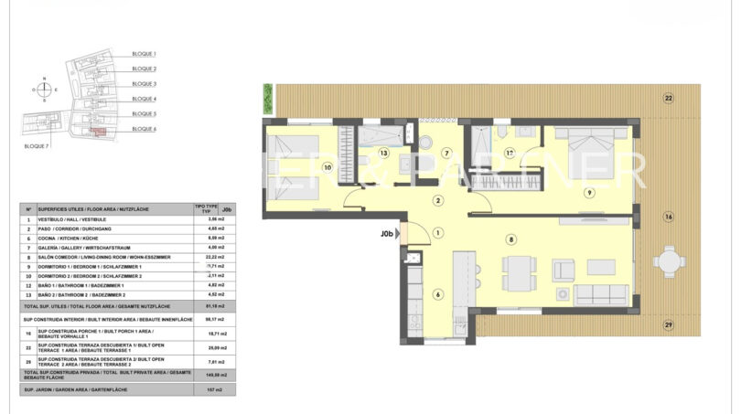 Grundriß EG-Gartenwohnung