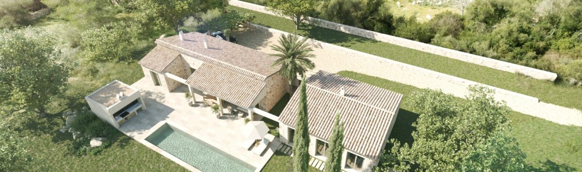 Bild zum Objekt: Finca mit 4 SZ, 4 Bädern, Pool & Carport zu verkaufen; Neubau